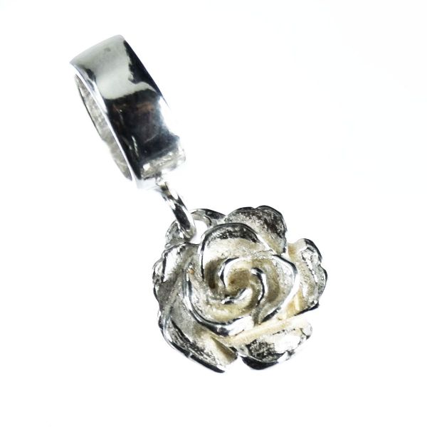 Bonaroca Charm Rose passend zu Lederarmband 6,5mm Kollektion Asmara AS3000