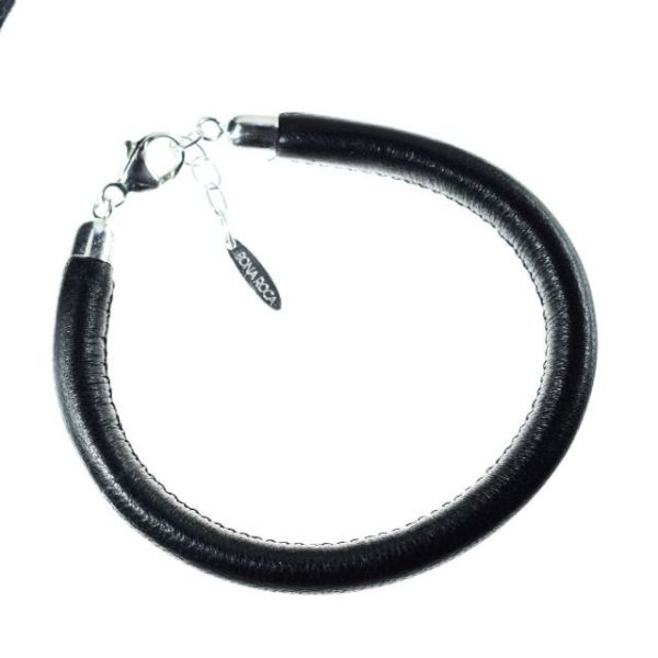 BONA ROCA Lederarmband 1-fach schwarz Kollektion ASMARA AS01-8-