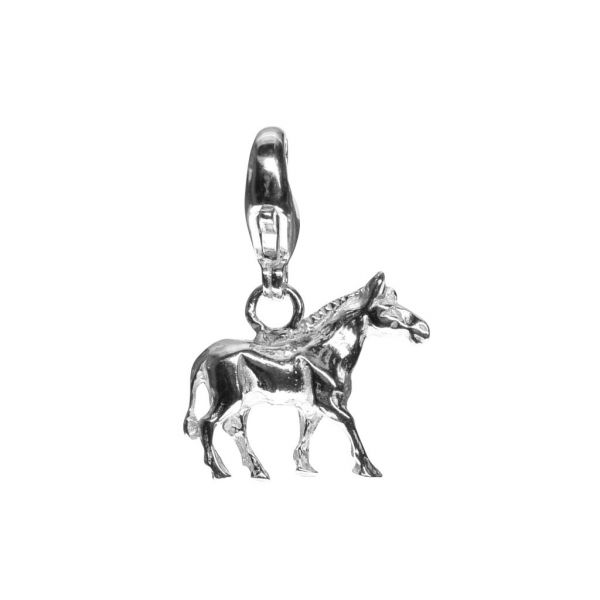 Bonaroca Charm Pferd mit Karabiner, Sterling Silber, 4707K