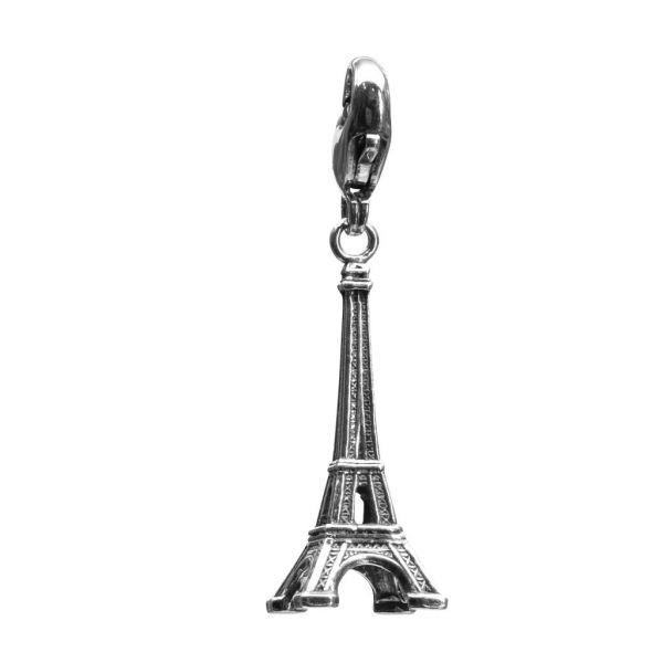 Bonaroca Charm Eiffelturm mit Karabiner, Sterling Silber, 4552K