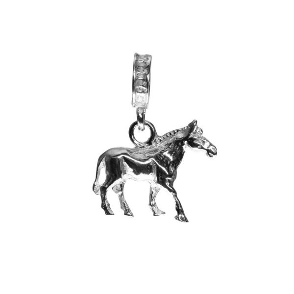 Bonaroca Charm Pferd mit Öse, Sterling Silber, 4707