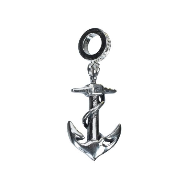 Bonaroca Charm Anhänger Anker massiv mit Öse, Sterling Silber, 4191