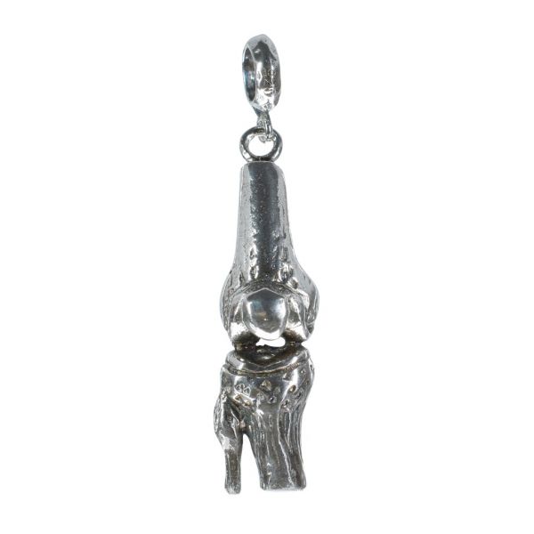 BONA ROCA Anhänger Kniegelenk Anatomie Charm mit Öse, Sterling Silber, 4294