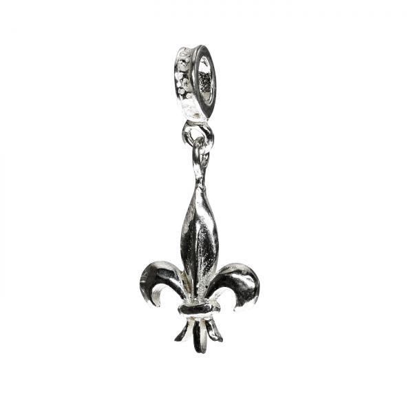 Bonaroca Charm Schmuck Anhänger Lilie mit Öse, Sterling Silber 4550