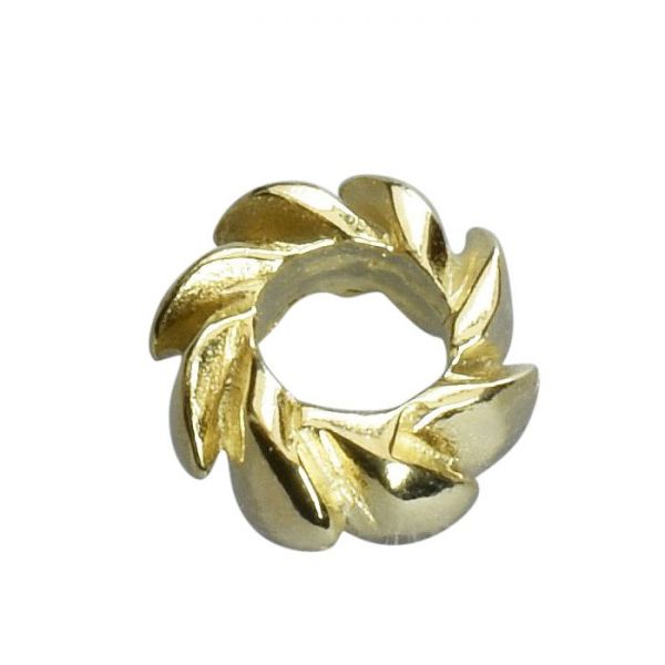 Bona Roca Bead Spacer Schuppe Gold plattiert