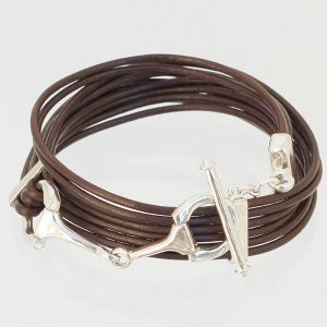 Lederwickelarmband 