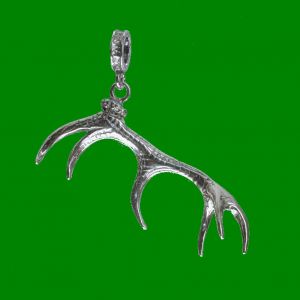 BONA ROCA Charm Hirsch Abwurfstange groß / Öse, Sterling Silber, 4733