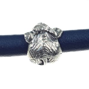 Bonaroca Elefanten bead, 6,5mm Innendurchmesser, Kollektion Asmara- 925 Sterling Silber AS1006