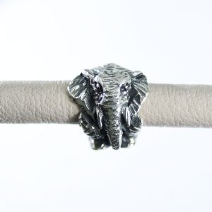 Bonaroca Elefanten bead, 6,5mm Innendurchmesser, Kollektion Asmara- 925 Sterling Silber AS1006