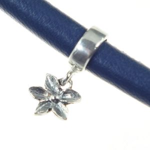 Bonaroca Charm Butterblume passend zu Lederarmband 6,5mm Kollektion Asmara AS3002