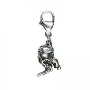 Bonaroca Charm Elefant liegend vollplastisch / Karabiner, Sterling Silber, 4040K