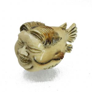 Kim J the blowfish Netsuke
