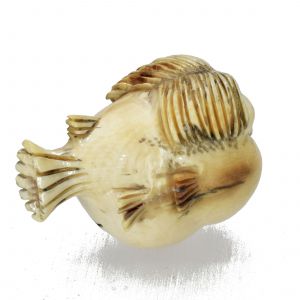 Kim J the blowfish Netsuke
