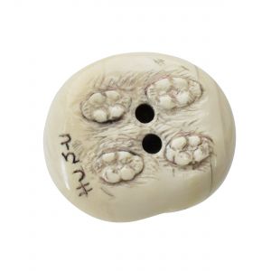 Fuchs schlafend Netsuke