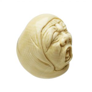 Daruma-Stehaufmännchen Netsuke