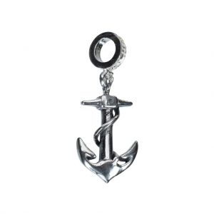 Bonaroca Charm Anhänger Anker massiv mit Öse, Sterling Silber, 4191