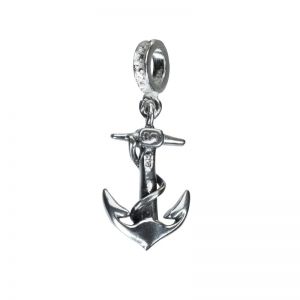 Bonaroca Charm Anhänger Anker massiv mit Öse, Sterling Silber, 4191