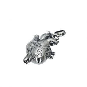 BONA ROCA Anhänger Herz Mensch Aorta mit Öse, Sterling Silber, 4296