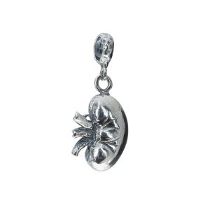 BONA ROCA Anhänger Niere - Rein Kindney - Anatomie Charm mit Öse, Sterling Silber, 4297