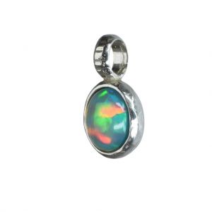 BONA ROCA Anhänger Edel Opal Cabochon, Sterling Silber, OPS110