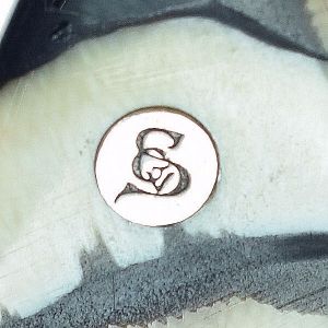 BONAROCA Anhänger/Charm-fossiler Mammut Stoßzahn aus der Eiszeit- Öse Sterling Silber, M4806
