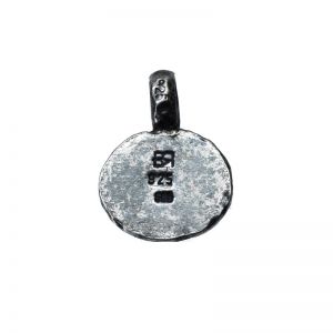 BONA ROCA  Edel Opal Anhänger Charm Cabochon weiss  14 Karat Gold Silber Fassung OP14-502