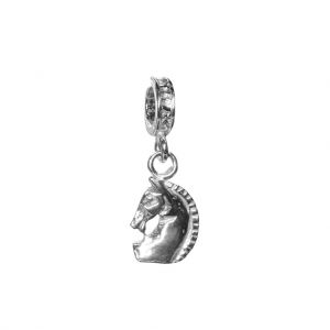 Bonaroca Charm Pferdekopf/ Öse, Sterling Silber, 4392