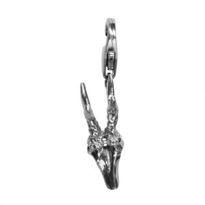 Bonaroca Charm Rehgehörn/ Karabiner, Sterling Silber, 4700K