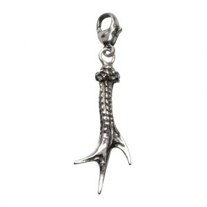 Bonaroca Charm Reh Abwurfstange mit Karabiner, Sterling Silber, 4542K