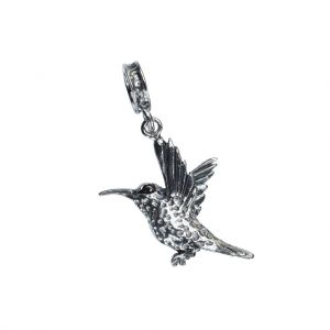 Bonaroca Charm Anhänger Kolibri mit Zier Öse, Sterling Silber, 4371