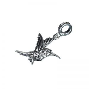 Bonaroca Charm Anhänger Kolibri mit Zier Öse, Sterling Silber, 4371