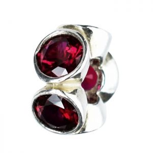 Bona Roca Bead Kranz /Zirkonia  rot
