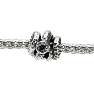 Bona Roca Bead Schlange 2 Swarovski Zirkonia amethist