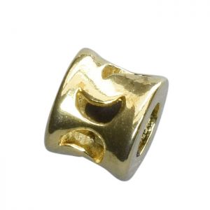 Bona Roca Bead Halbmonde Gold plattiert