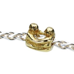 Bona Roca Bead Paar 18 Karat goldplattiert